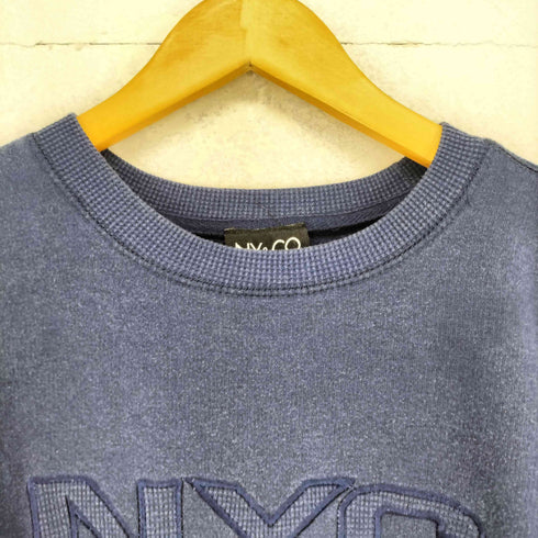 NY&CO フロントロゴ刺繍スウェット メンズ JPN:L