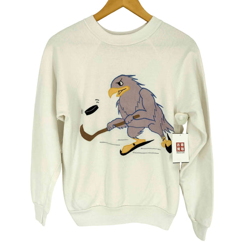 タルテックス TULTEX USA製 フロント刺繍デザインラグランスウェット メンズ JPN:M