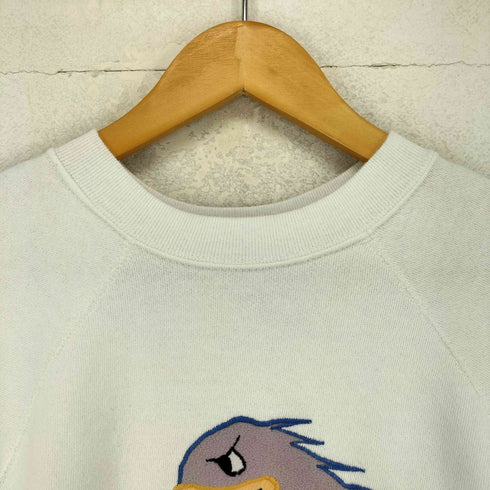 タルテックス TULTEX USA製 フロント刺繍デザインラグランスウェット メンズ JPN:M