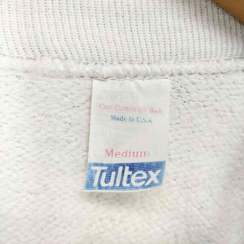 タルテックス TULTEX USA製 フロント刺繍デザインラグランスウェット メンズ JPN:M