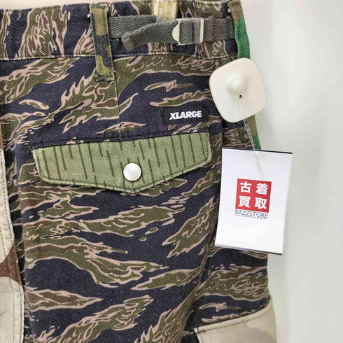 エクストララージ XLARGE CRAZY CAMO CARGO SHORT PANTS クレイジー カモ カーゴ ショーツ ハーフ パンツ メンズ 32