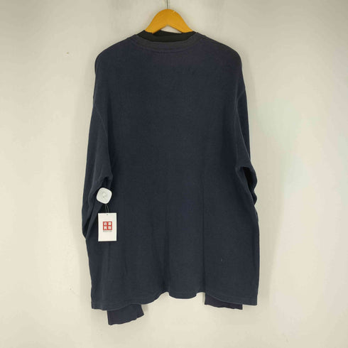ティンバーランド Timberland 90S-00S ワンポイント刺繍 L/S ワッフルTシャツ メンズ import:XL