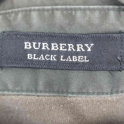 バーバリーブラックレーベル BURBERRY BLACK LABEL エポレット L/S ポロシャツ メンズ JPN:3