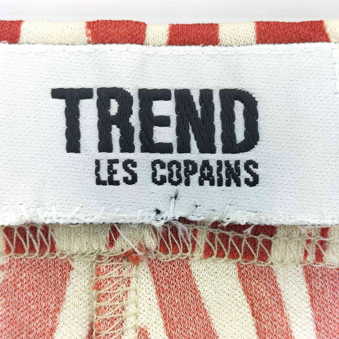レコパン LES COPAINS 総柄 イージーパンツ 花 フラワー レディース