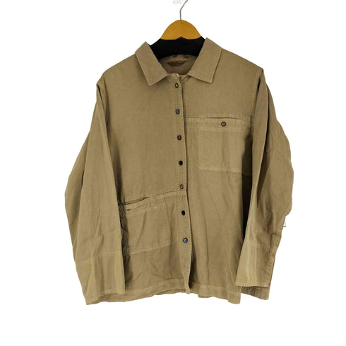 コットンハウスアヤ Cotton House Aya レーヨンコットン混シャツジャケット レディース JPN:M