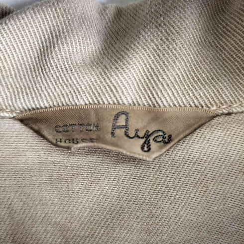 コットンハウスアヤ Cotton House Aya レーヨンコットン混シャツジャケット レディース JPN:M