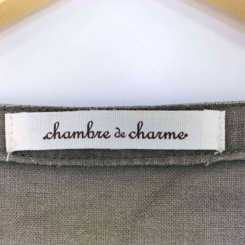 シャンブルドゥシャーム chambre de charme 切替 リネン ワンピース レディース FREE
