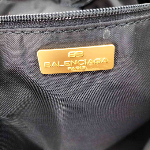バレンシアガ BALENCIAGA フロントロゴ刺繍ボストンバッグ レディース