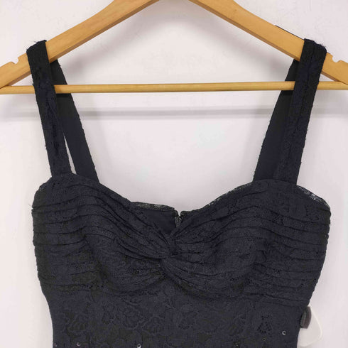 タダシショウジ TADASHI SHOJI レーススパンコールキャミワンピース レディース MN