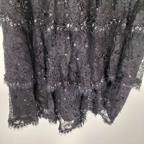 タダシショウジ TADASHI SHOJI レーススパンコールキャミワンピース レディース MN