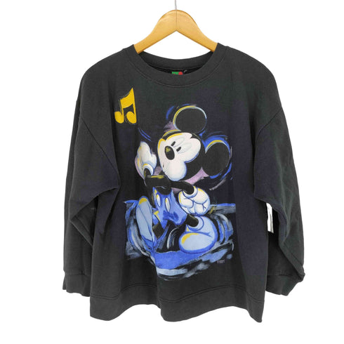 90s USA製 フロントキャラクターデザインスウェット メンズ JPN:M