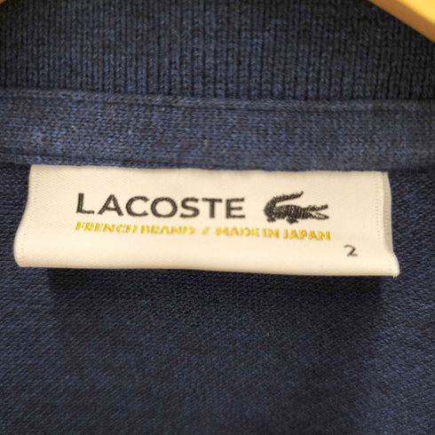 ラコステ LACOSTE ロゴワッペン S/S ポロシャツ メンズ 2