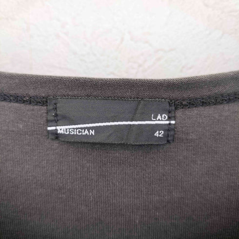 ラッドミュージシャン LAD MUSICIAN フロントプリントクルーネックTシャツ メンズ 42