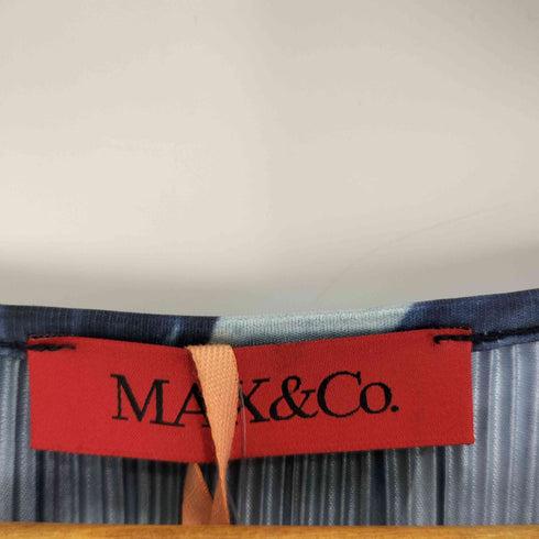 マックスアンドコー MAX & CO. 総柄 プリーツ S/S ワンピース レディース import:L