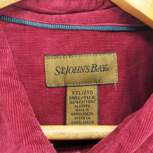 セントジョンズベイ STJOHNS BAY 1ポケットコーデュロイシャツ メンズ JPN:XXL