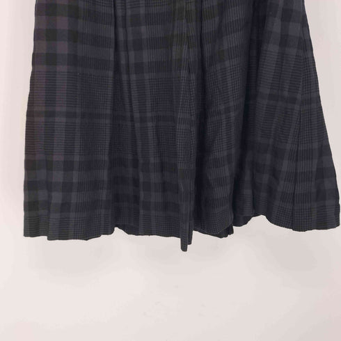 バーバリーロンドン BURBERRY LONDON チェック柄ウールフレアスカート レディース 36