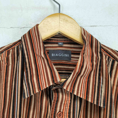 BIAGGINI ストライプコーデュロイシャツ メンズ JPN:XL