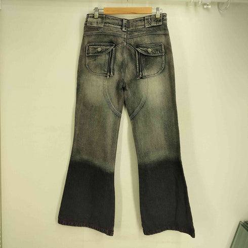 NO/FAITH STUDIOS RAINBOW FADED BLACK JEANS メンズ S