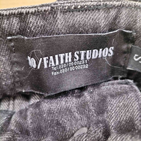 NO/FAITH STUDIOS RAINBOW FADED BLACK JEANS メンズ S