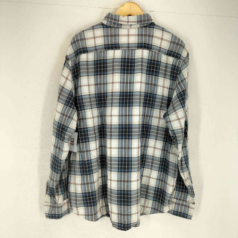 アメリカンイーグル AMERICAN EAGLE ATHLETIC FIT ロゴ刺繍チェックシャツ メンズ JPN:XXL