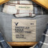 アメリカンイーグル AMERICAN EAGLE ATHLETIC FIT ロゴ刺繍チェックシャツ メンズ JPN:XXL