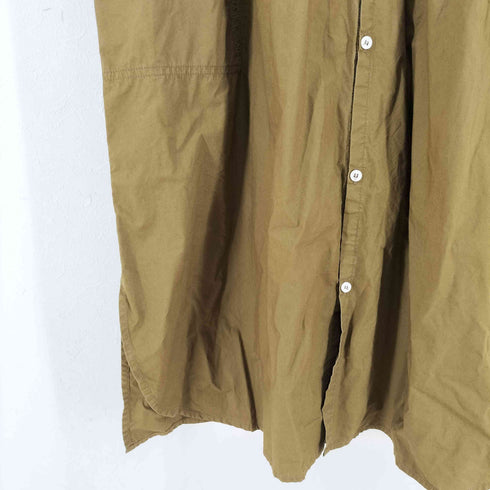 ナチュラルランドリー NATURAL LAUNDRY タイプライター ドロスト バンドカラーワンピース レディース JPN:2
