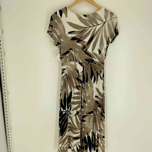 マックスマーラステュディオ MAX MARA STUDIO 総柄 ミックスファブリック S/S ワンピース レディース import:M