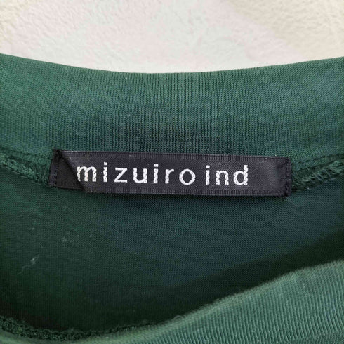 ミズイロインド mizuiro ind ロールアップスリーブワンピース レディース