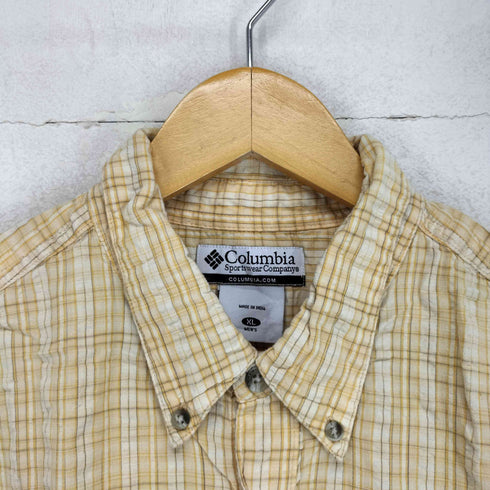 コロンビア Columbia 90s チェック柄BDシャツ メンズ JPN:XL