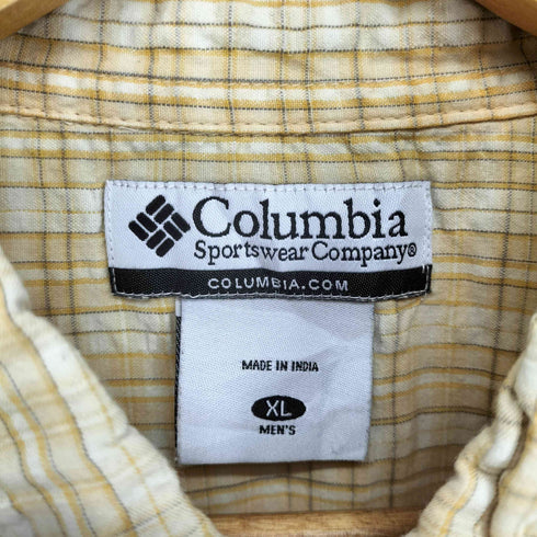 コロンビア Columbia 90s チェック柄BDシャツ メンズ JPN:XL