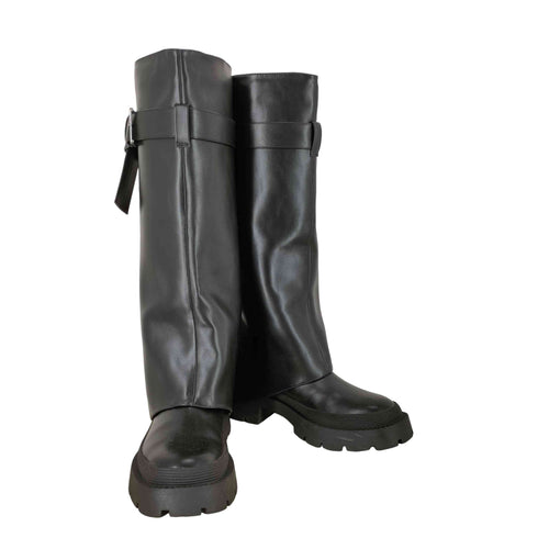 ザラ ZARA ゲートルロングブーツ レディース 36