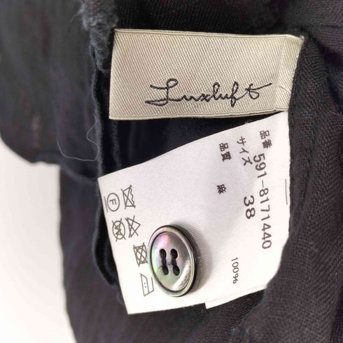 luxluft リネンスキッパーシャツ レディース 38