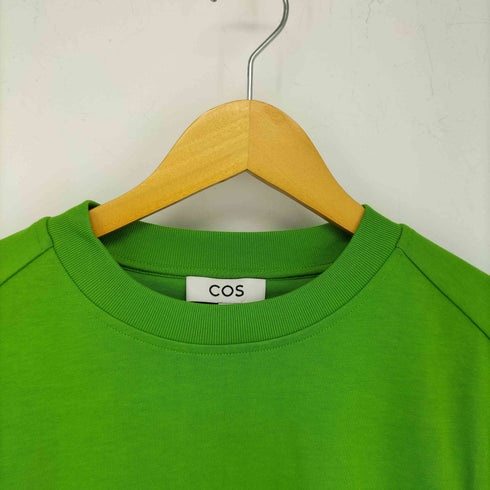コス COS パワーショルダーウエストTシャツ レディース import:M