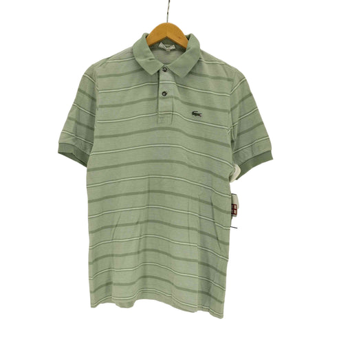 シュミーズラコステ CHEMISE LACOSTE ワンポイントロゴボーダーポロシャツ メンズ JPN:4