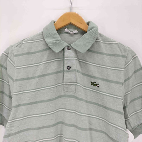シュミーズラコステ CHEMISE LACOSTE ワンポイントロゴボーダーポロシャツ メンズ JPN:4