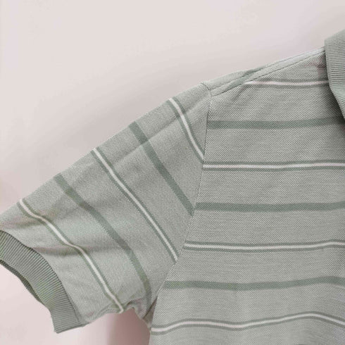 シュミーズラコステ CHEMISE LACOSTE ワンポイントロゴボーダーポロシャツ メンズ JPN:4