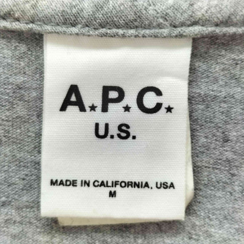 アーペーセー A.P.C. プリントS/Sカットソー メンズ import:M