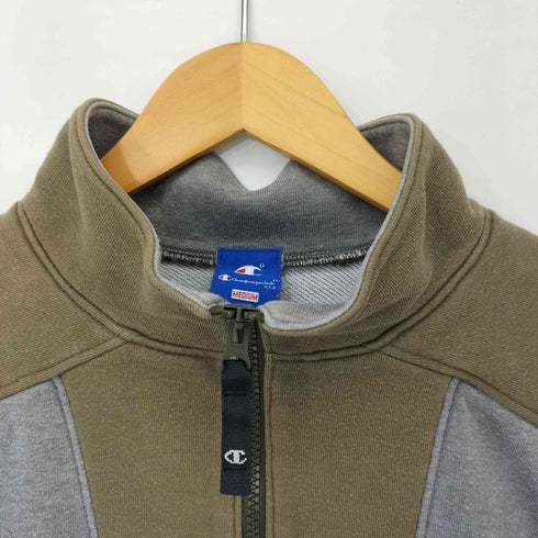 チャンピオン Champion 90S ロントロゴ切替デザインハーフジップスウェット メンズ JPN:M
