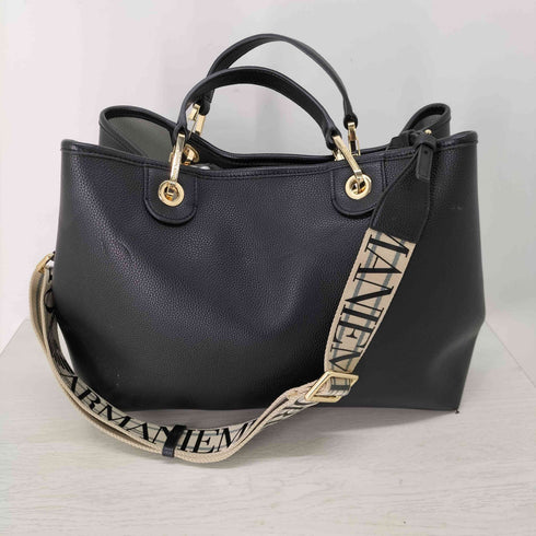 エンポリオアルマーニ EMPORIO ARMANI 2WAY フロントロゴプリントレザーバック レディース