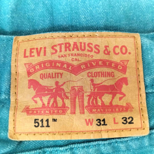リーバイス Levis 511 カラー スリムフィットデニムパンツ メンズ W31 L32