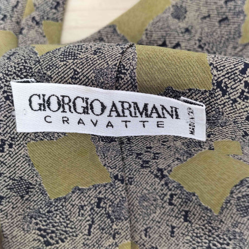 ジョルジオアルマーニ Giorgio Armani 総柄シルクネクタイ メンズ