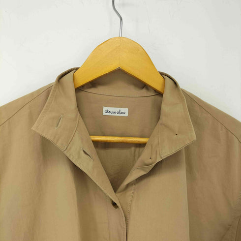 スティーブンアラン Steven Alan COTTON TWILL STAND COLLAR SHIRT DRESS レディース S~M