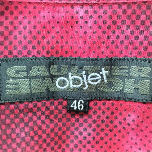 ゴルチエオムオブジェ GAULTIER HOMME objet 総柄S/Sシャツ メンズ 46