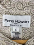 RENA ROWAN ペイズリー柄 長袖シャツ レディース 6