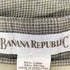 バナナリパブリック BANANA REPUBLIC リネンレーヨン 2タックチェックスラックス メンズ 32/32