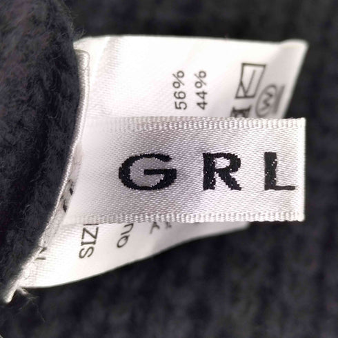 グレイル GRL パールボタンオフショルニットワンピース レディース FREE