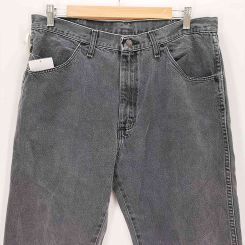 ラスラー RUSTLER メキシコ製 テーパードブラックデニム メンズ 36x30