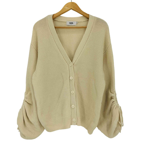 アズールバイマウジー AZUL by moussy ARM DRAWSTRING CARDIGAN/アームドローストリングカーディガン レディース JPN:M