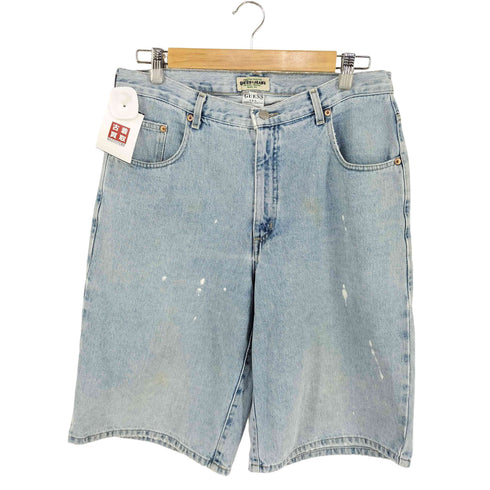 ゲスジーンズ GUESS JEANS USA製 デニムハーフパンツ メンズ 34inch