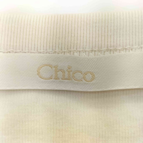 チコ Chico ウエストリボンロゴ刺繍チビT レディース FREE
